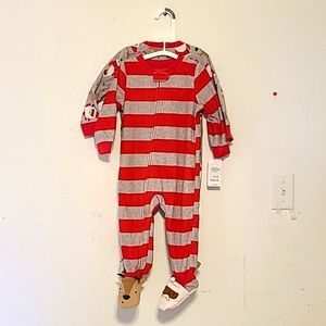 Footed Carters Christmas Pajamas